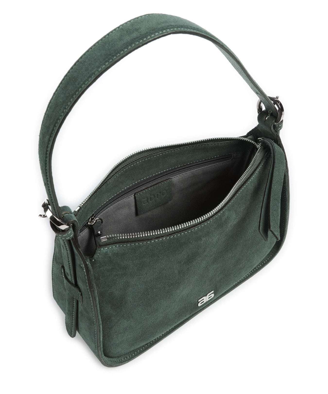 Abro Suede Best Friend Shoulder bag sage