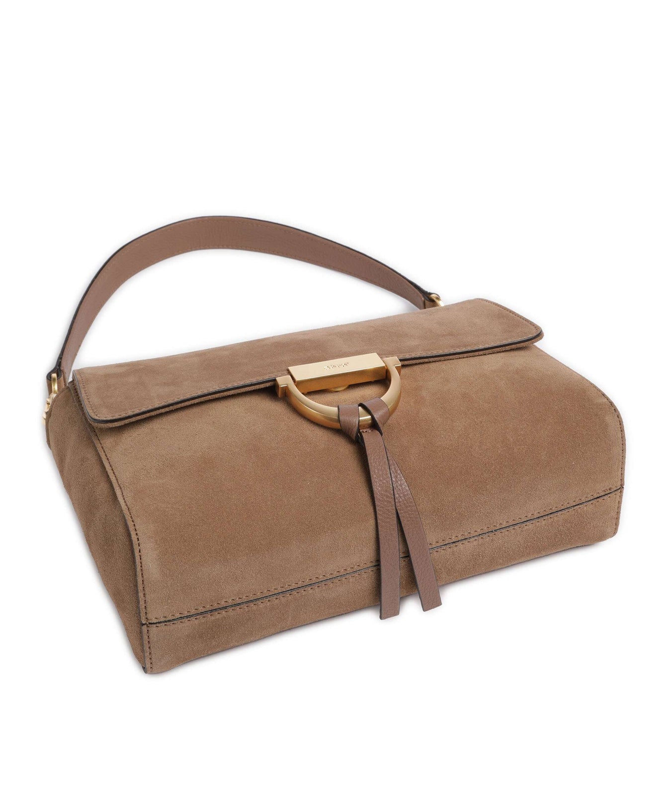 Abro Suede Temi Shoulder bag camel