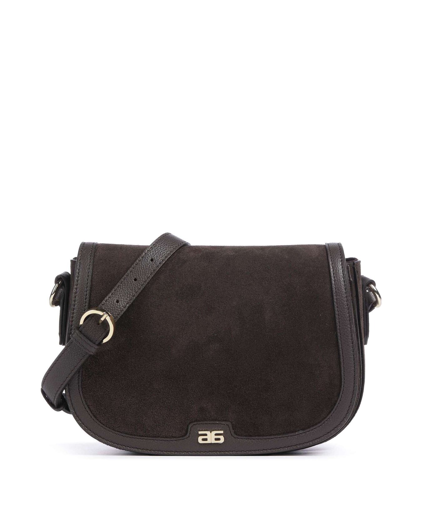 Abro Suede Rosalia Crossbody bag brown
