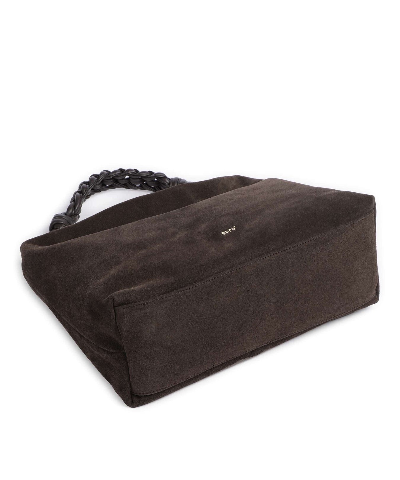 Abro Suede Soley Hobo bag brown