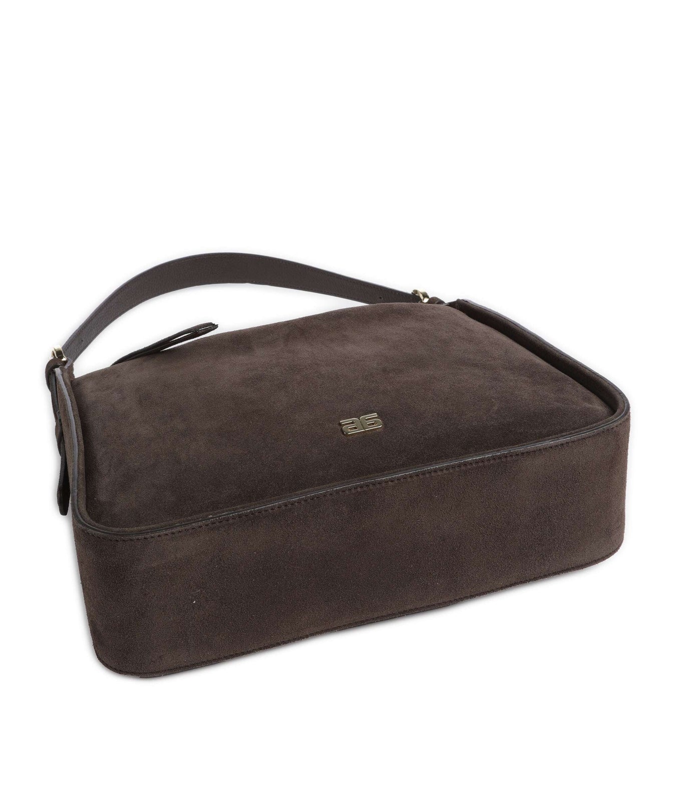 Abro Suede Best Friend Hobo bag brown