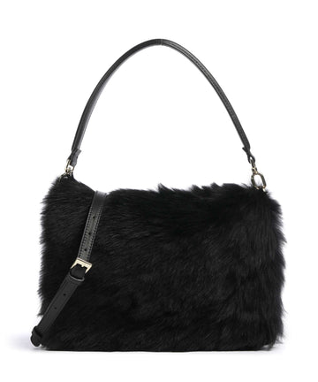 Abro Shearling Astor Taška cez rameno black/gold