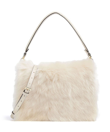 Abro Shearling Astor Taška cez rameno beige