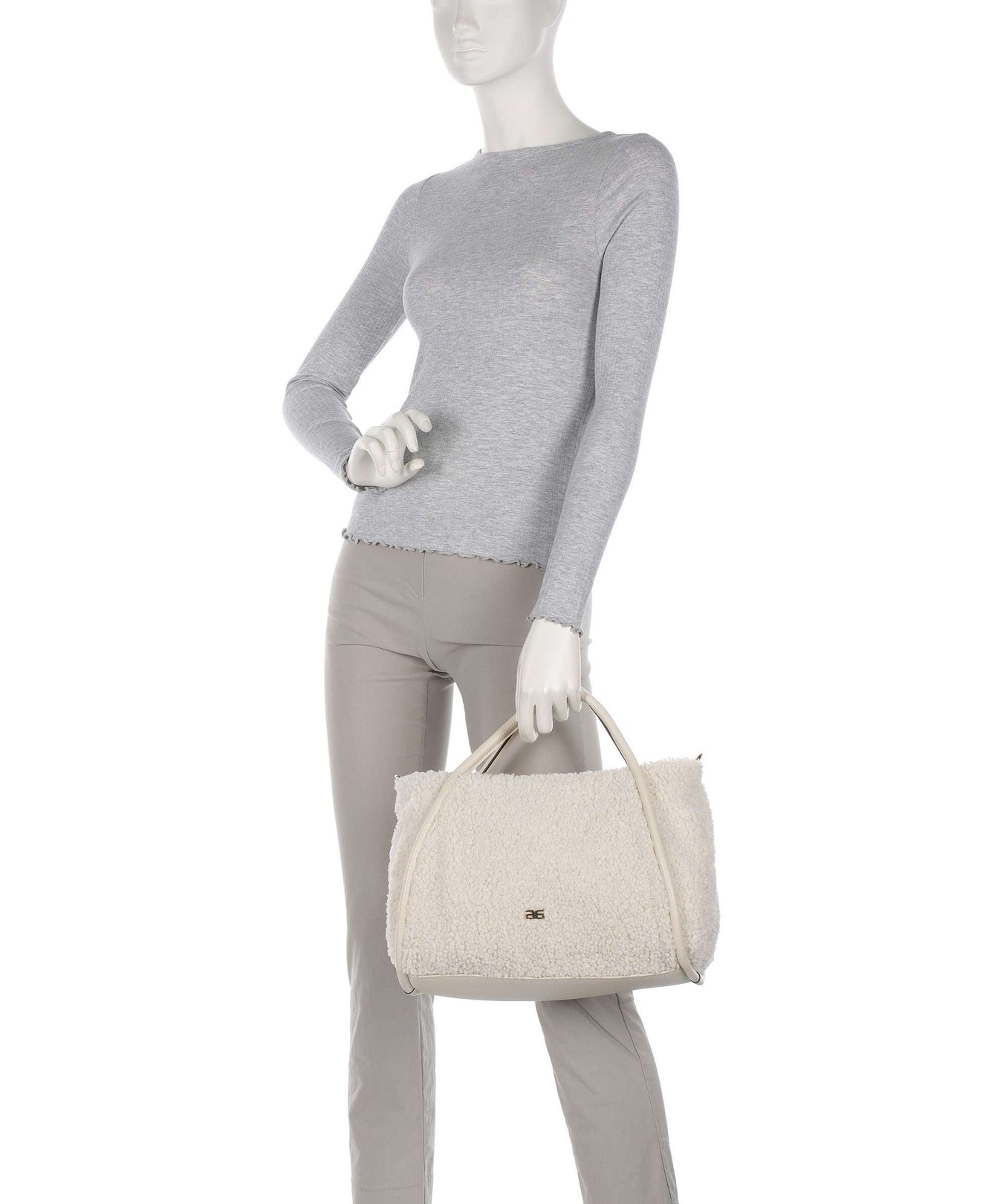 Abro Artico Willow Handbag ivory