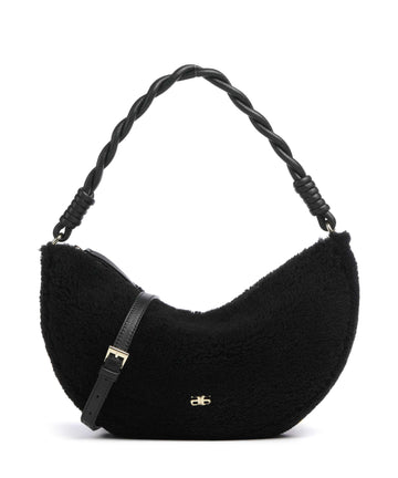 Abro Shearling Moon Taška cez rameno black/gold