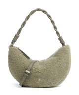 Abro Shearling Moon Taška cez rameno siena