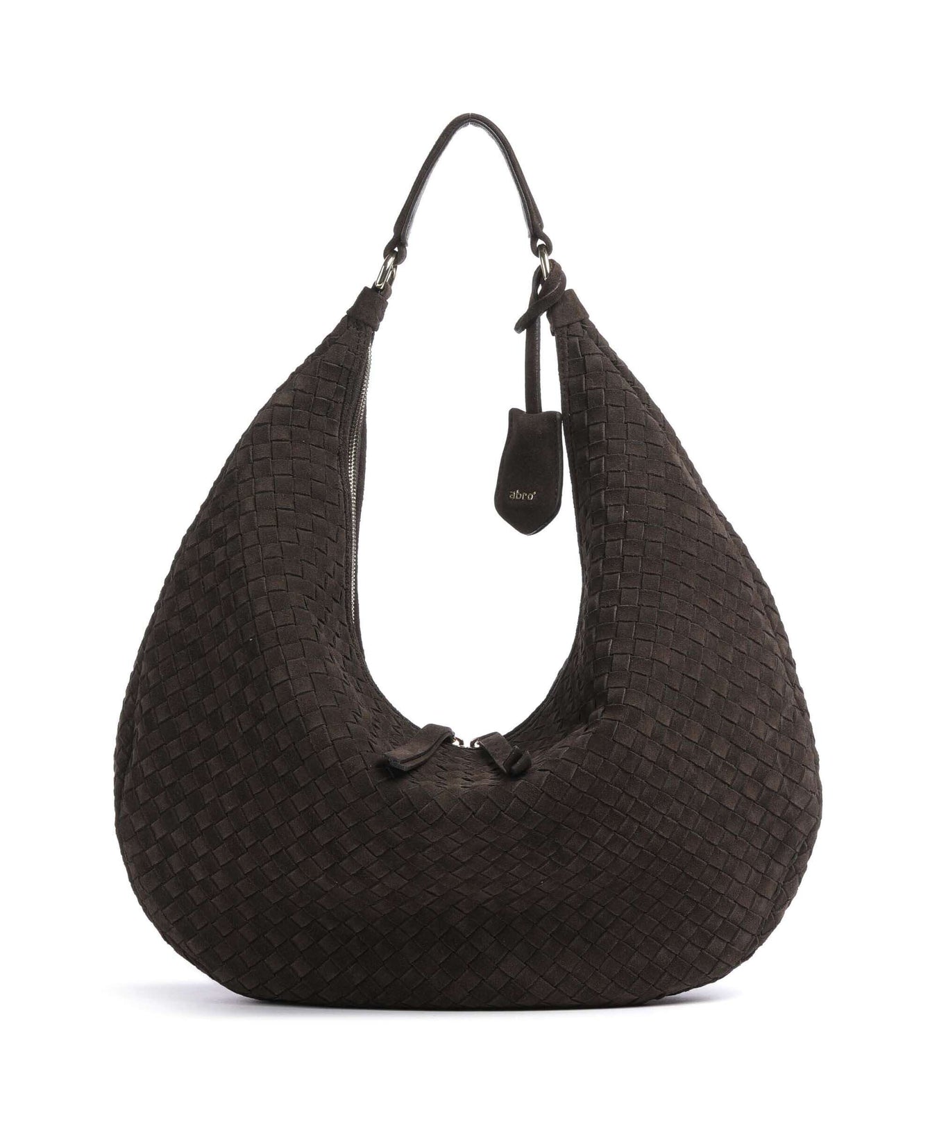 Abro Suede Nana Hobo bag brown