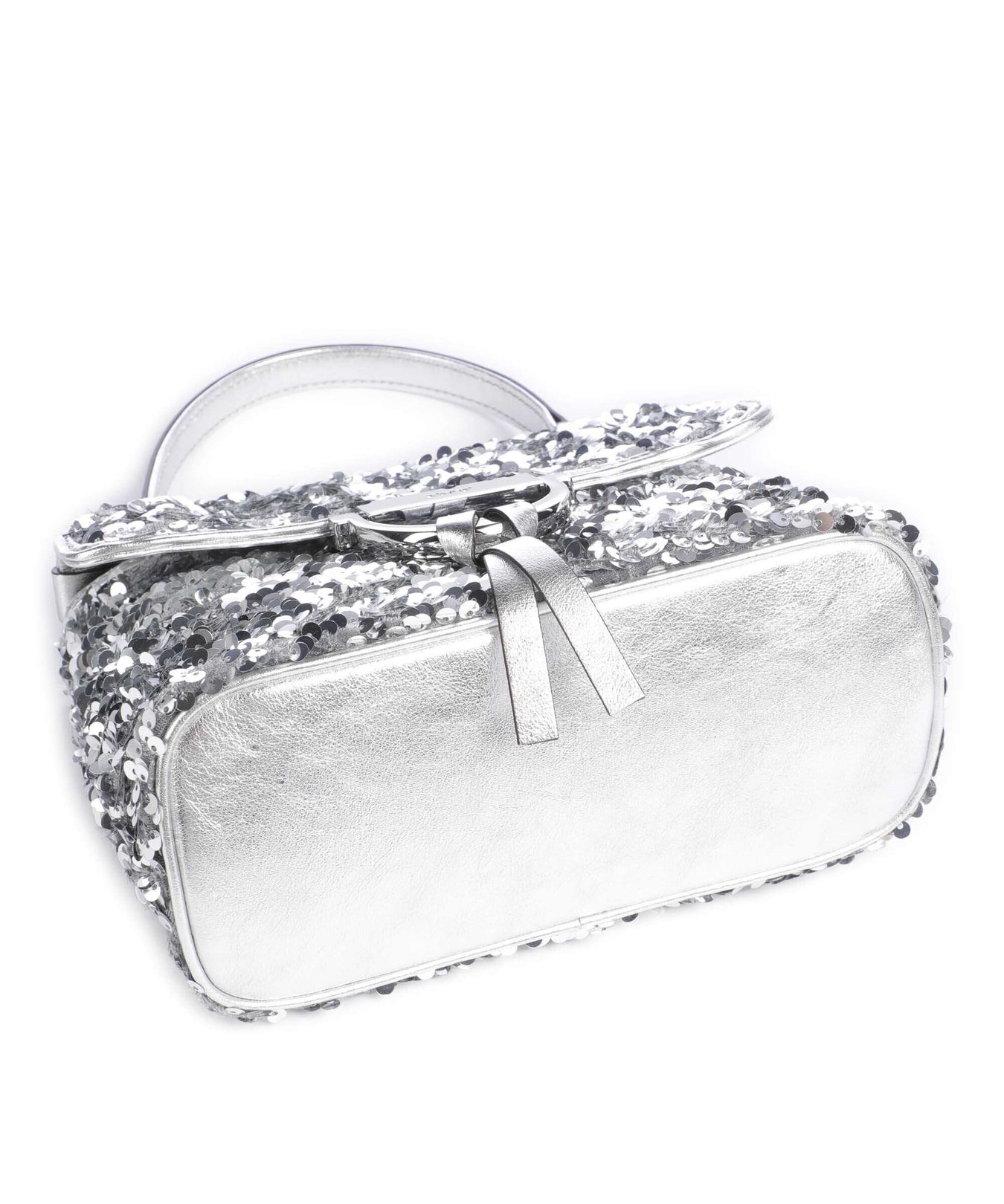 Abro Sequins Temi Handbag silver
