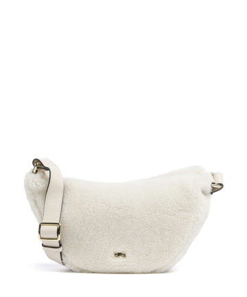 Abro Shearling By My Side Taška cez rameno milk