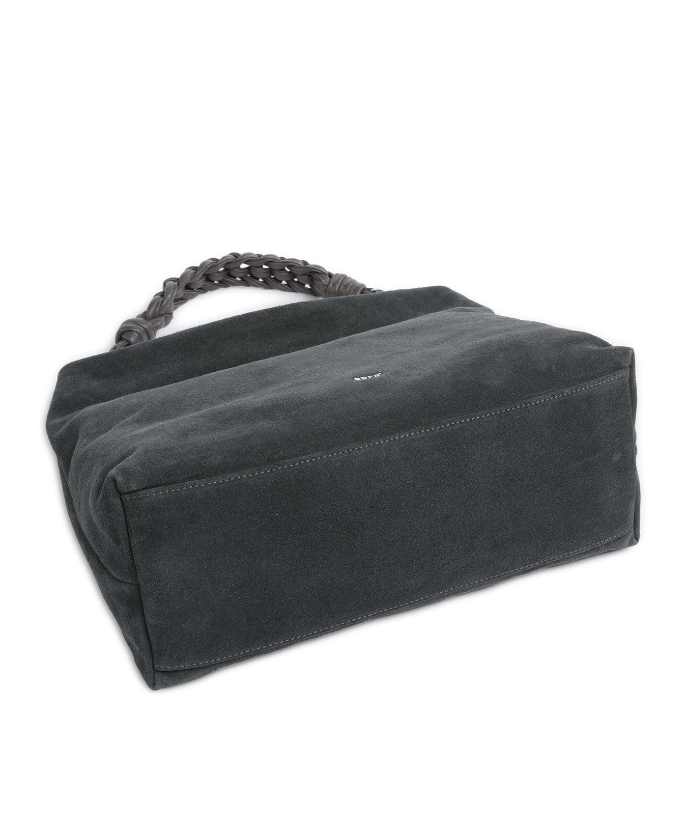 Abro Suede Soley Hobo bag grey