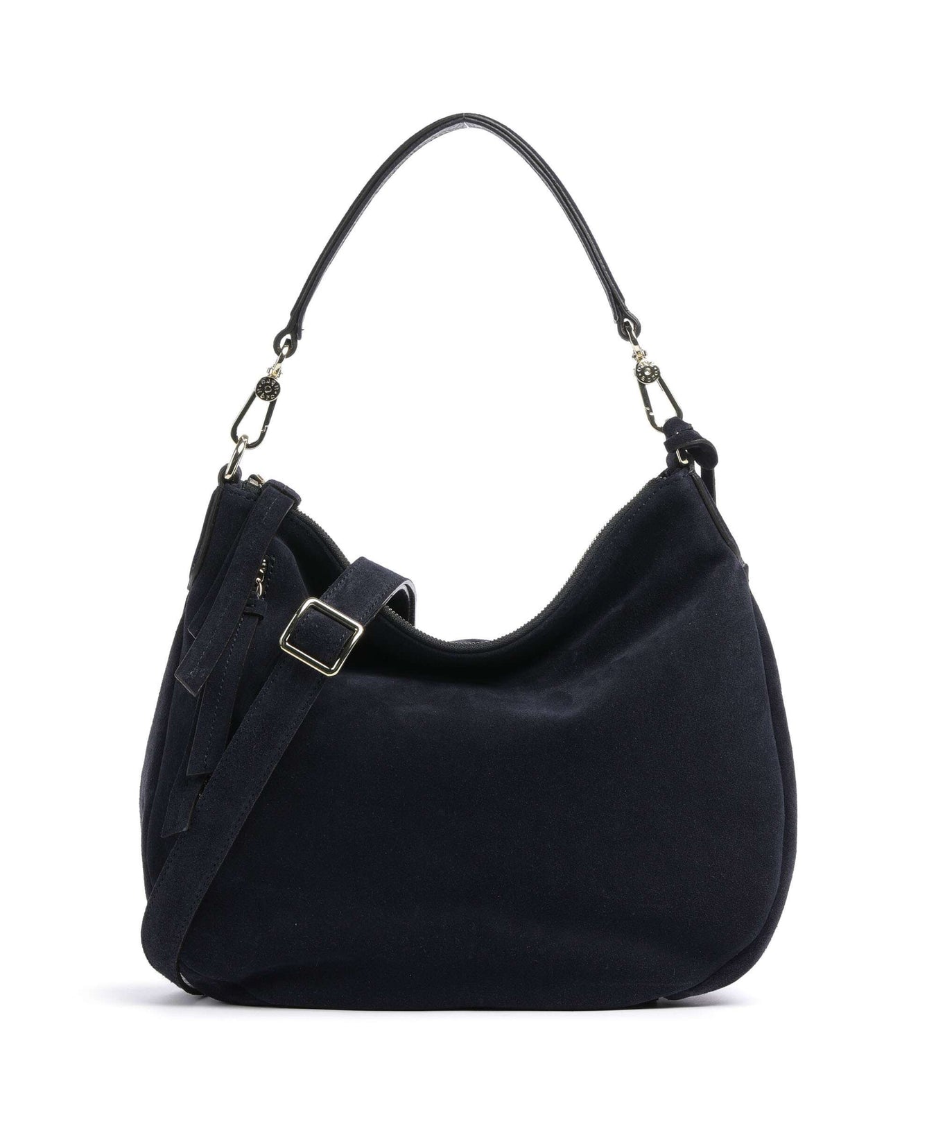 Abro Suede Juna Hobo bag navy