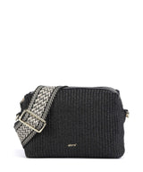 Abro Raffia Kaia Taška cez rameno black/gold