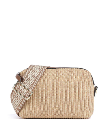 Abro Raffia Kaia Taška cez rameno natural