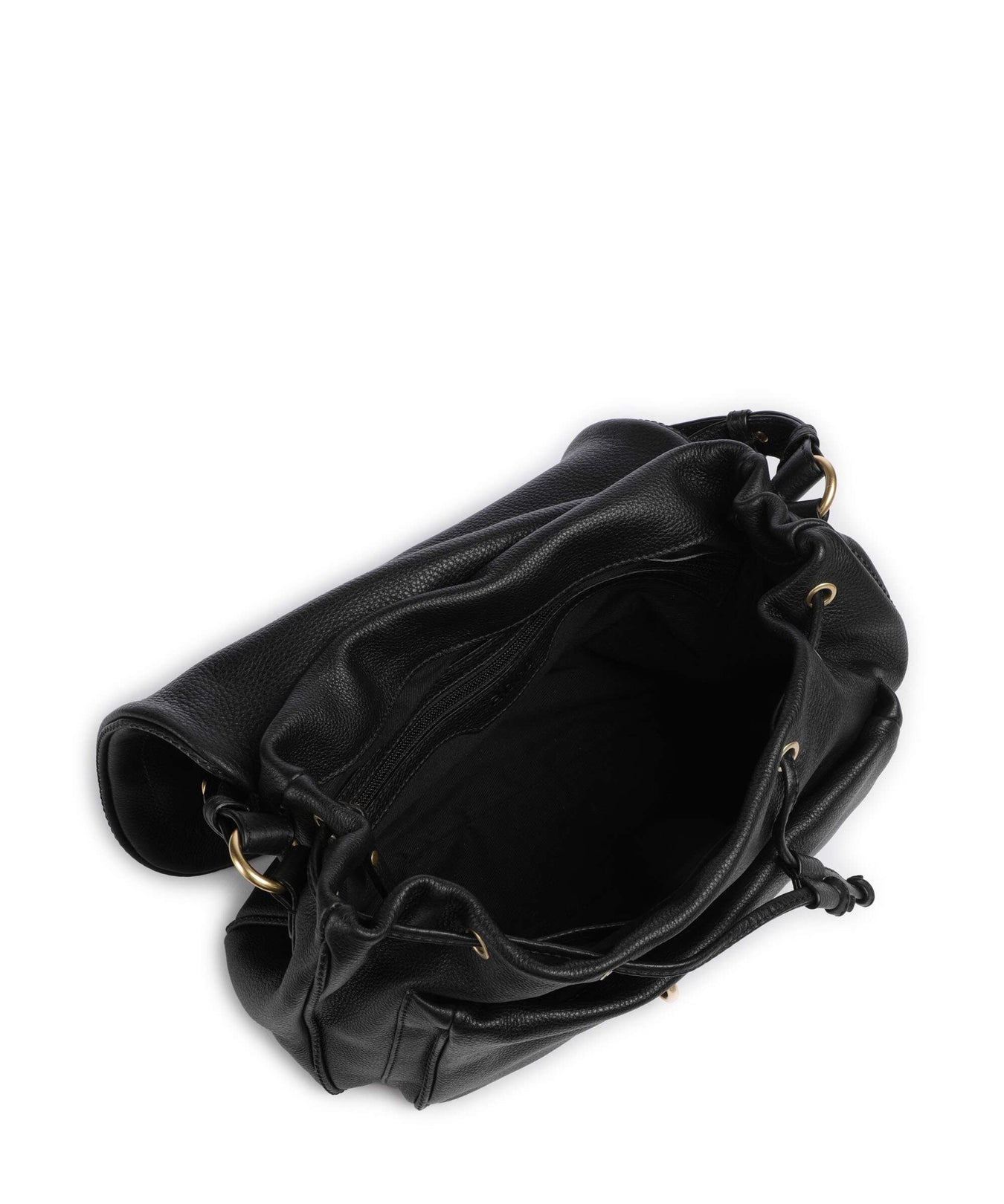 Abro Dalia Star Saddle Hobo bag black/gold