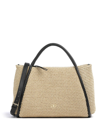 Abro Maglia Raffia Willow Kabelka natural/black