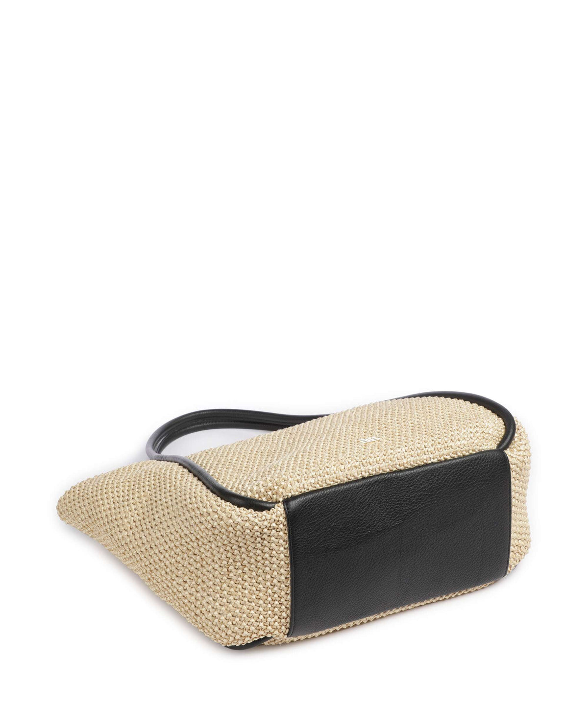 Abro Maglia Raffia Willow Tote bag natural/black