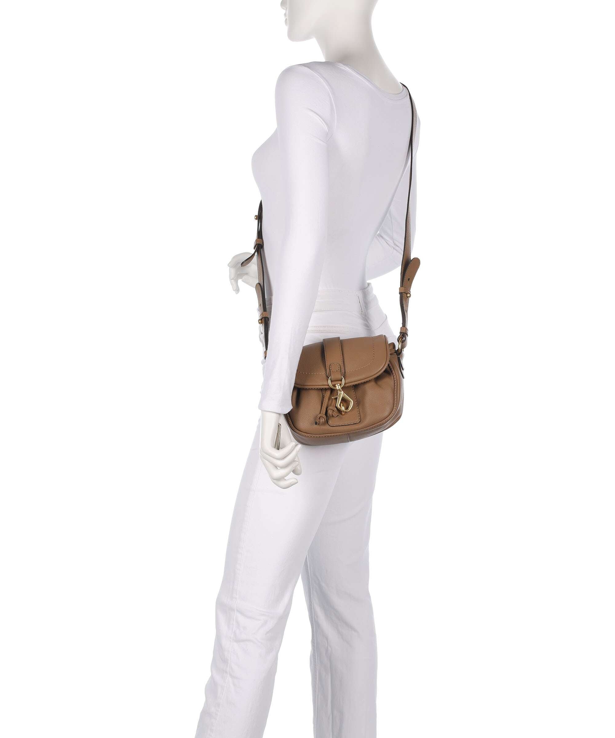 Abro Dalia Star Saddle Crossbody bag caramel/cognac
