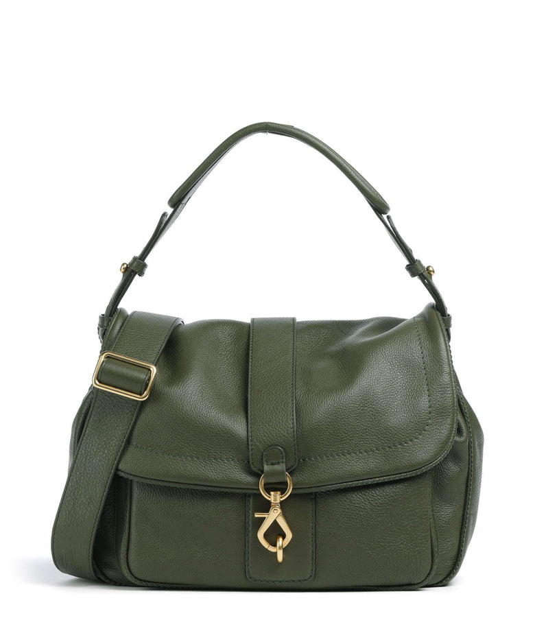 Abro Dalia Star Saddle Hobo bag oliv