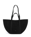 Abro Suede Cosmo Medium Shopper black/nickel