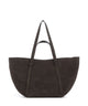Abro Suede Cosmo Large Tote bag dark brown