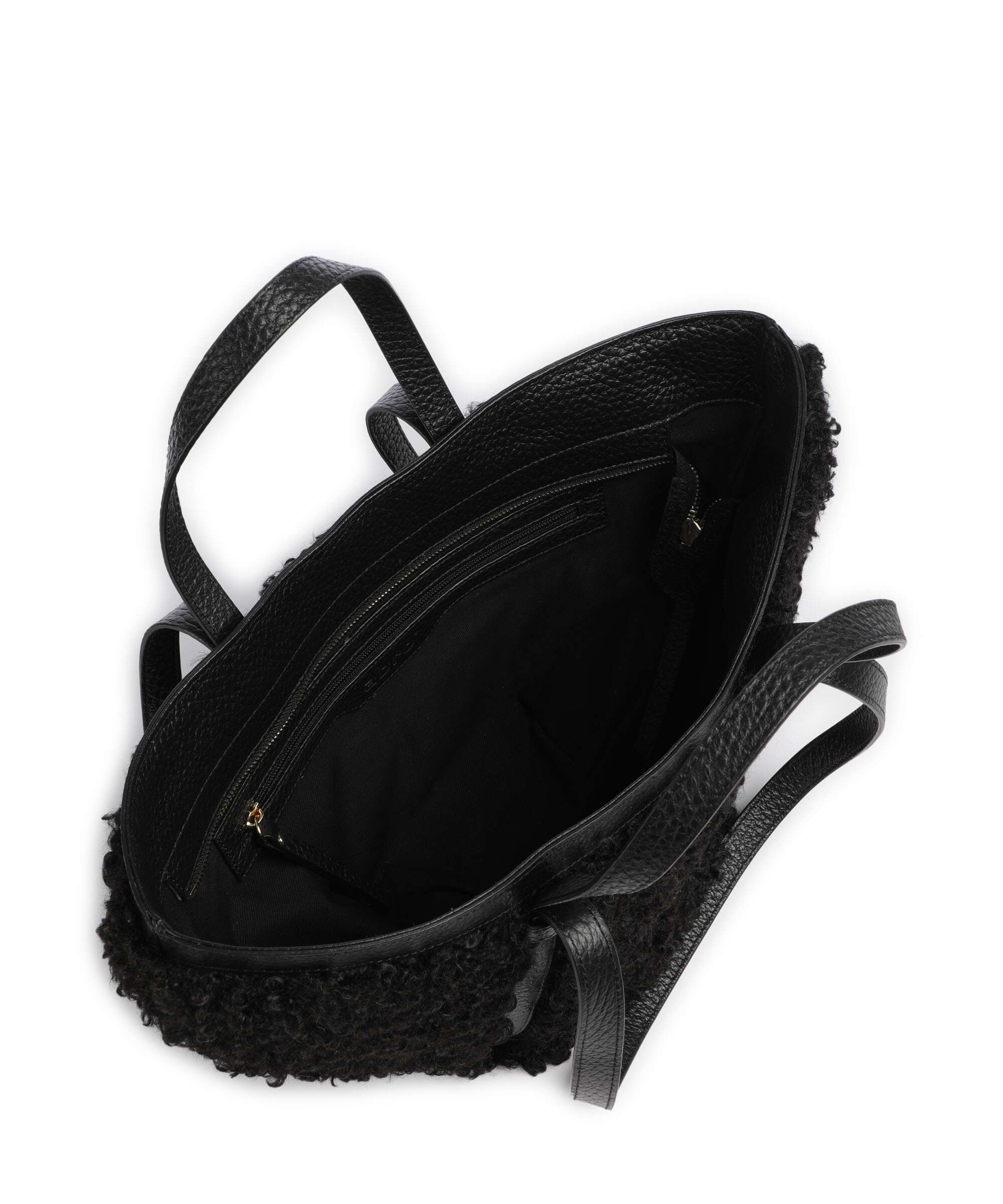 Abro Latxa Cosmo Medium Tote bag black/gold