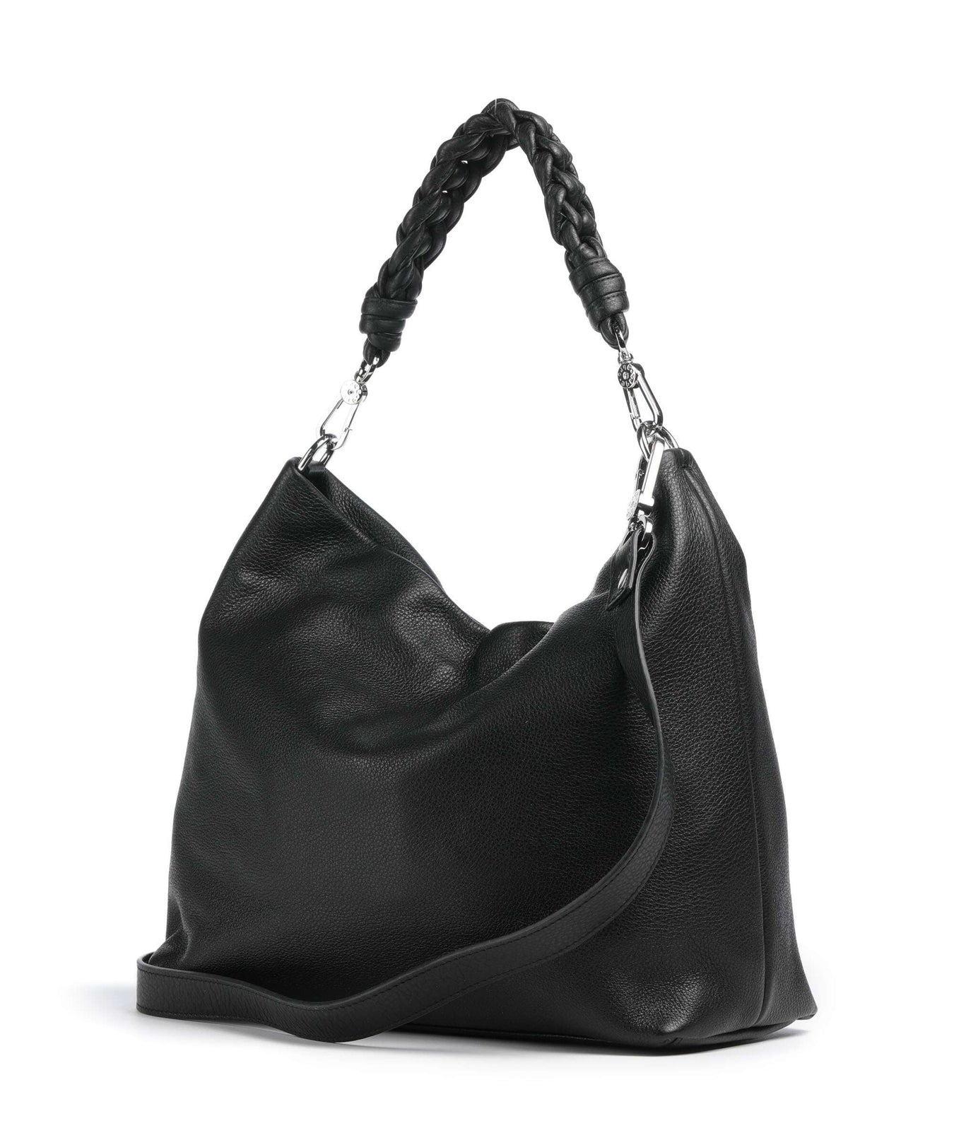 Abro Dalia Soley Hobo bag black/nickel