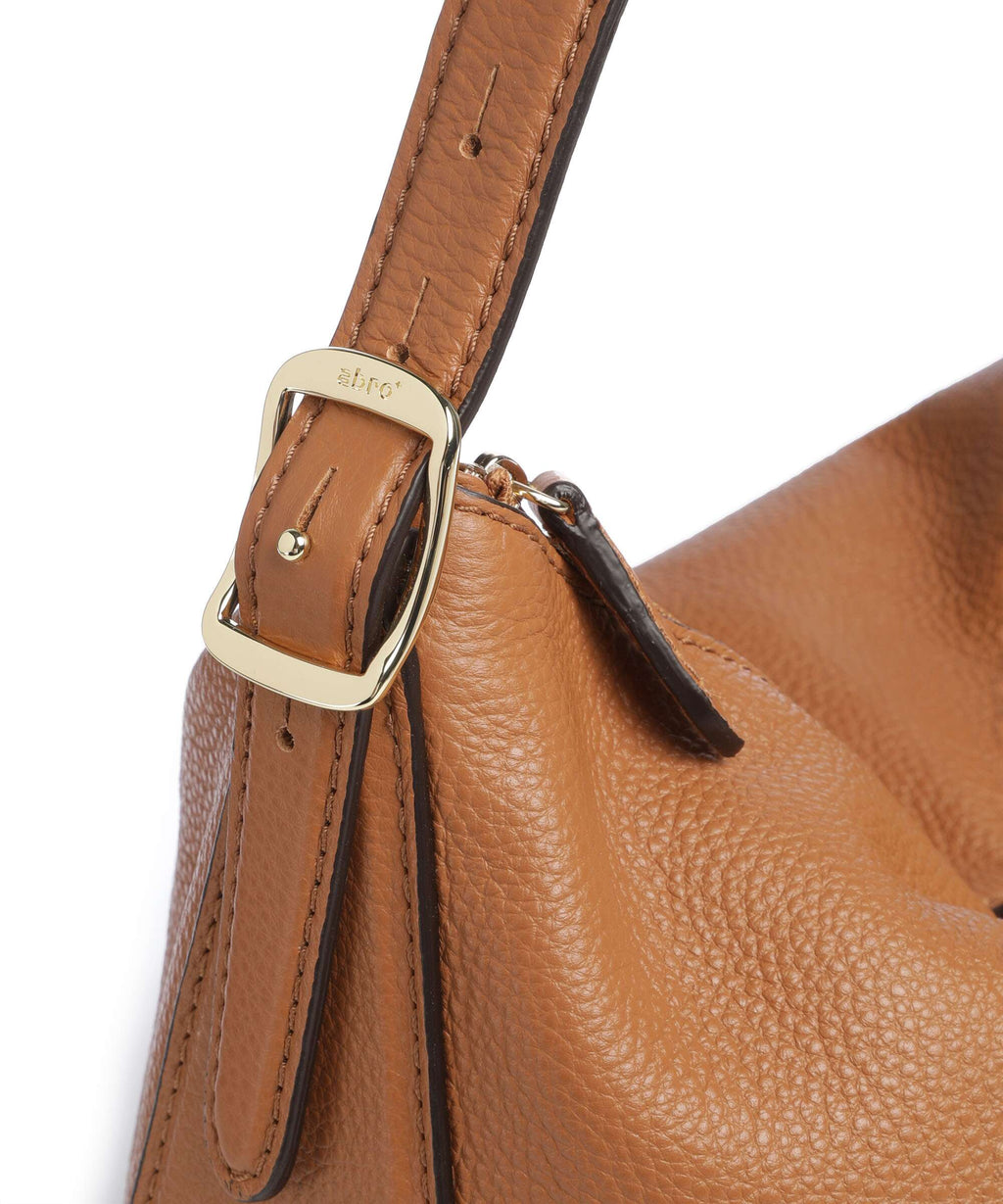 Abro Agave Carina Hobo bag cuoio