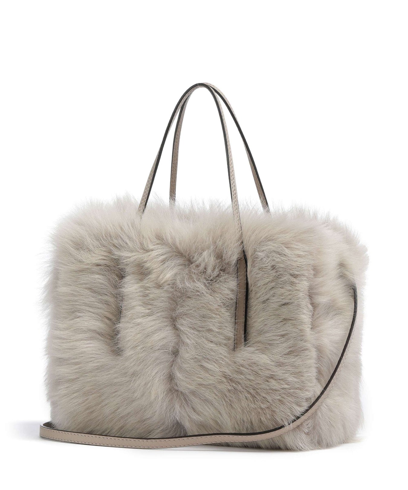 Abro Shearling Noelle Handbag siena