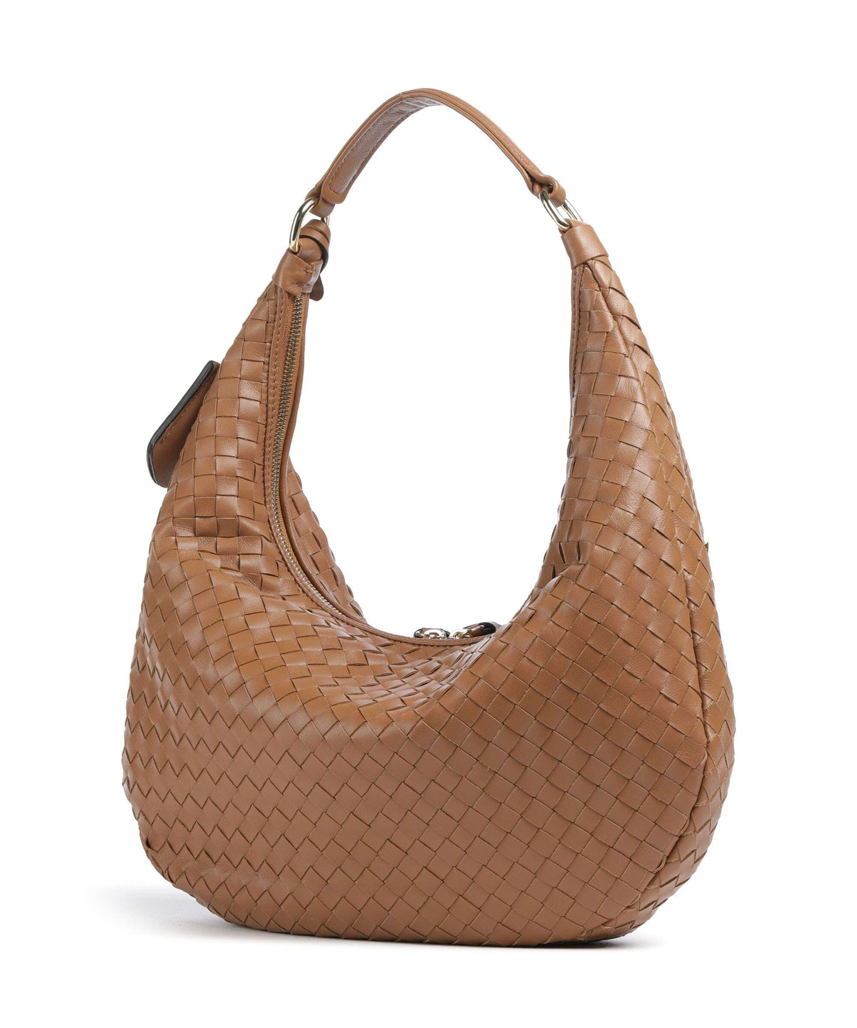 Abro Piuma Nana Small Hobo bag cuoio
