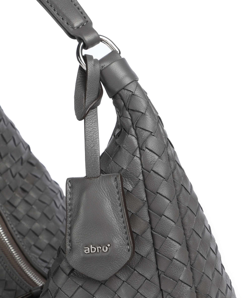 Abro Piuma Nana Hobo bag grey
