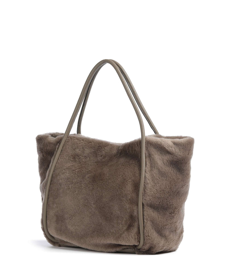 Abro Shearling Willow Tote bag tope