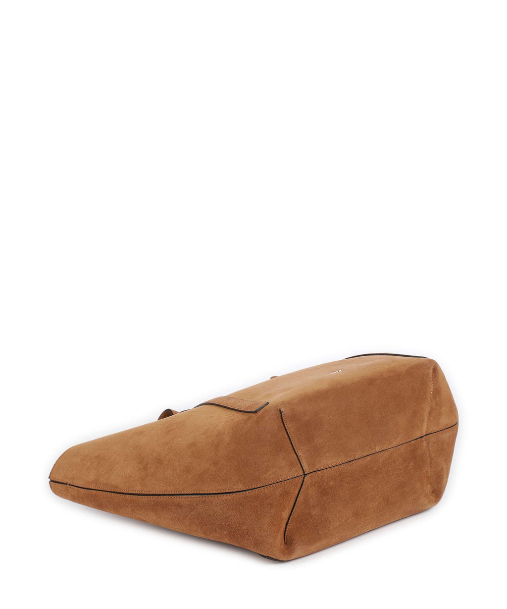 Abro Suede Cosmo Large Tote bag cuoio