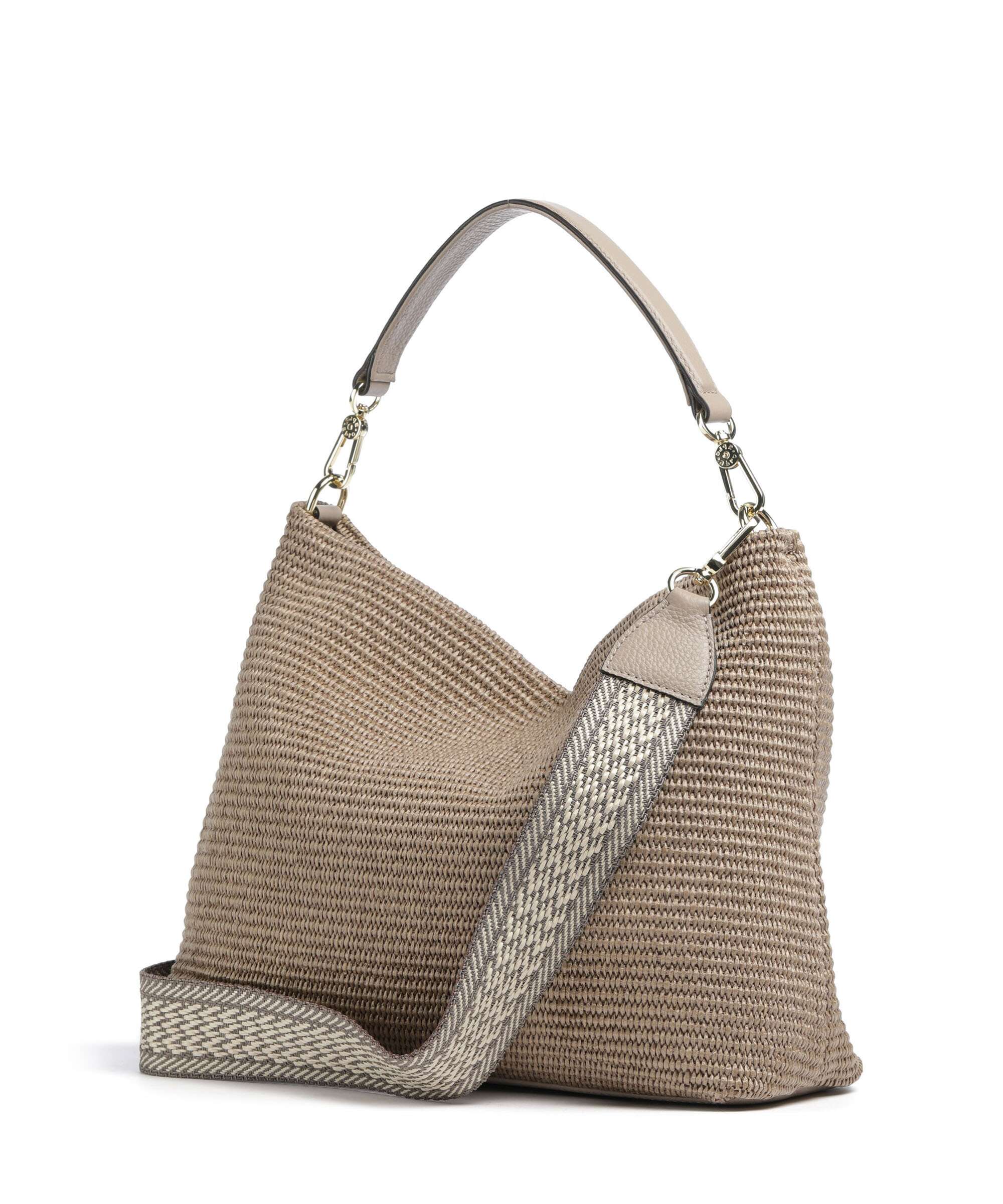 Abro Raffia Kaia Hobo bag siena