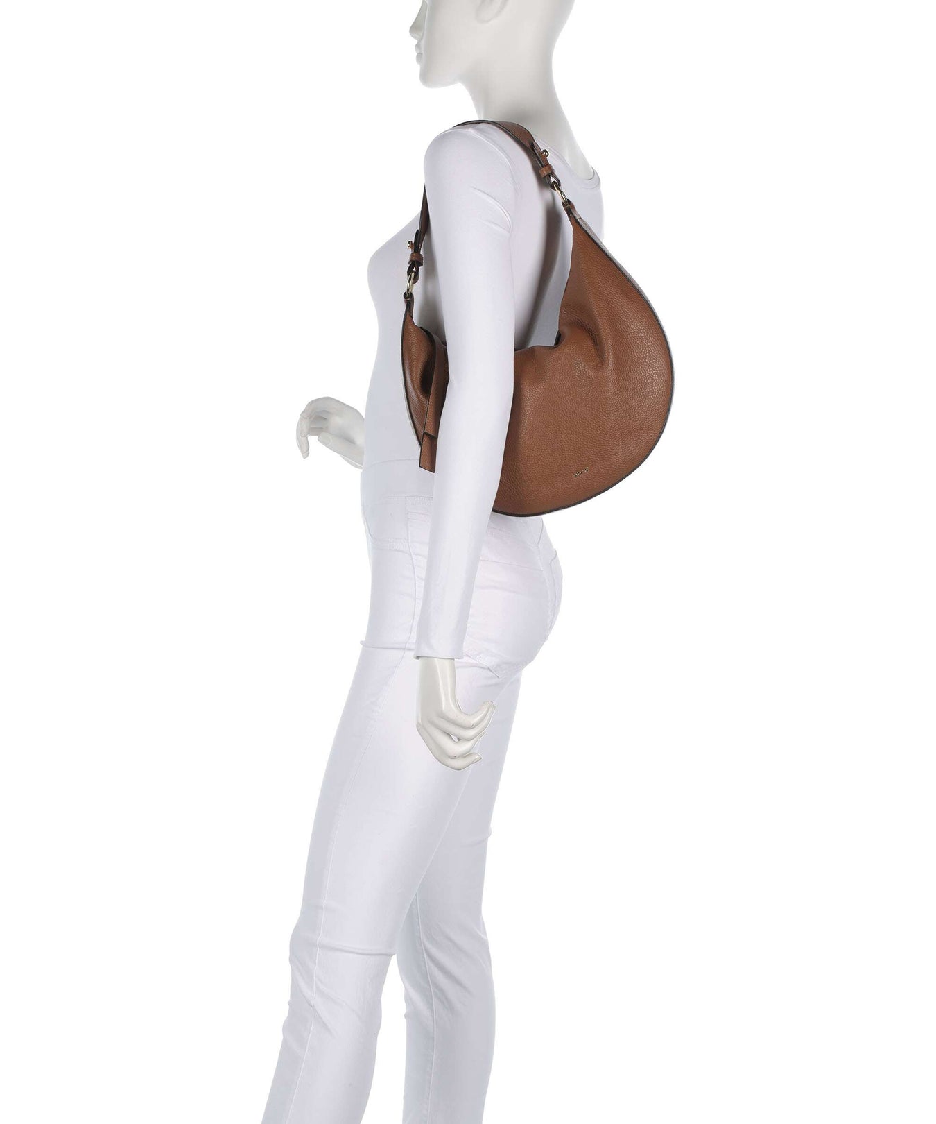 Abro Adria Lulu Small Hobo bag caramel/cognac