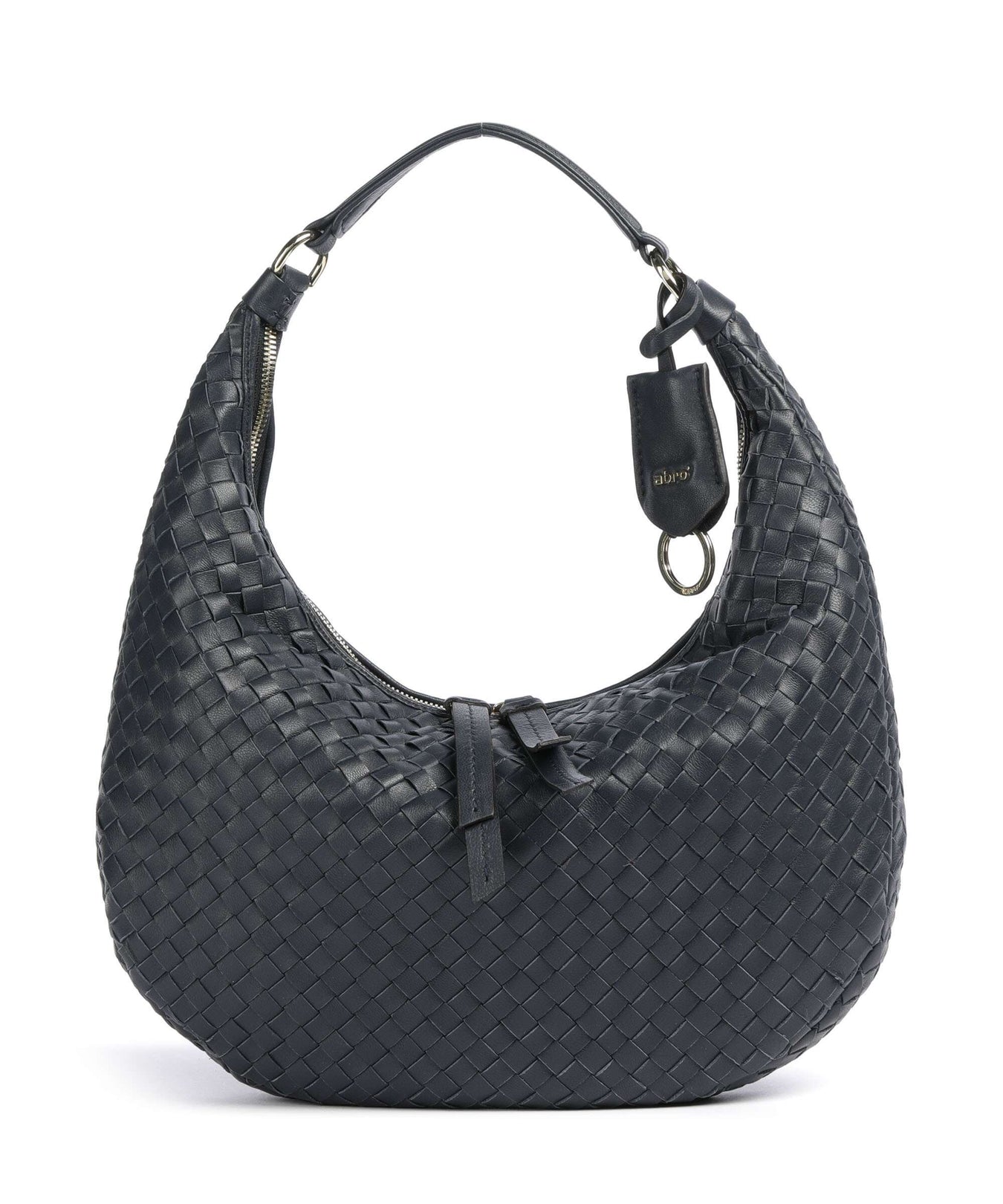 Abro Piuma Nana Small Hobo bag navy