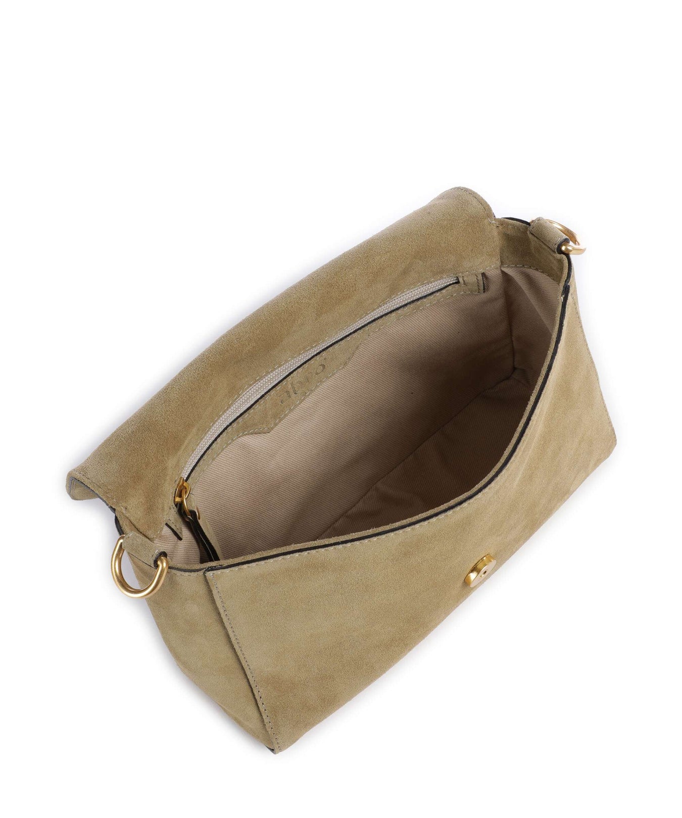 Abro Suede Temi Shoulder bag mud