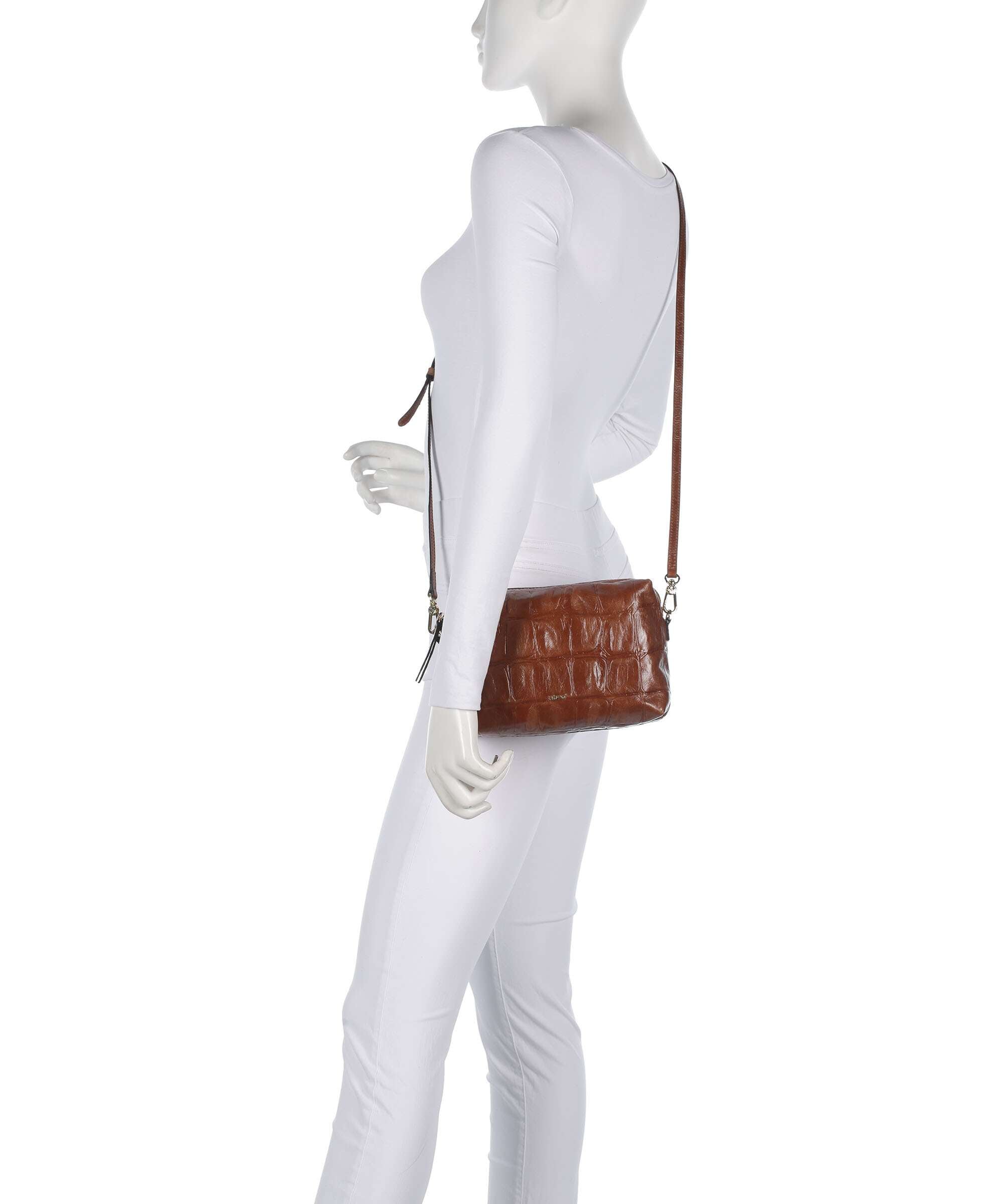 Abro Maxi Cocco Kaia Crossbody bag caramel/cognac