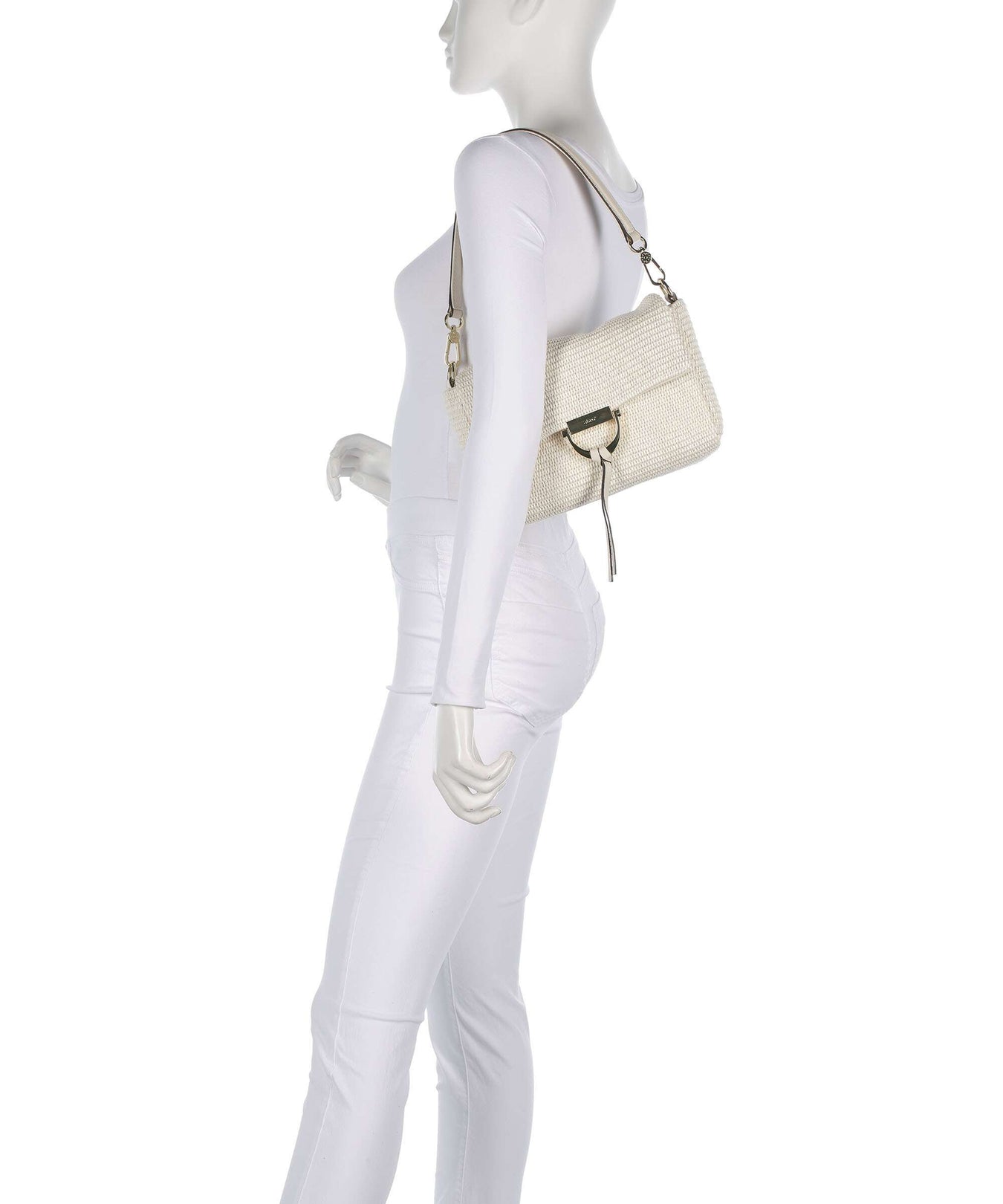 Abro Raffia Classica Temi Shoulder bag beige