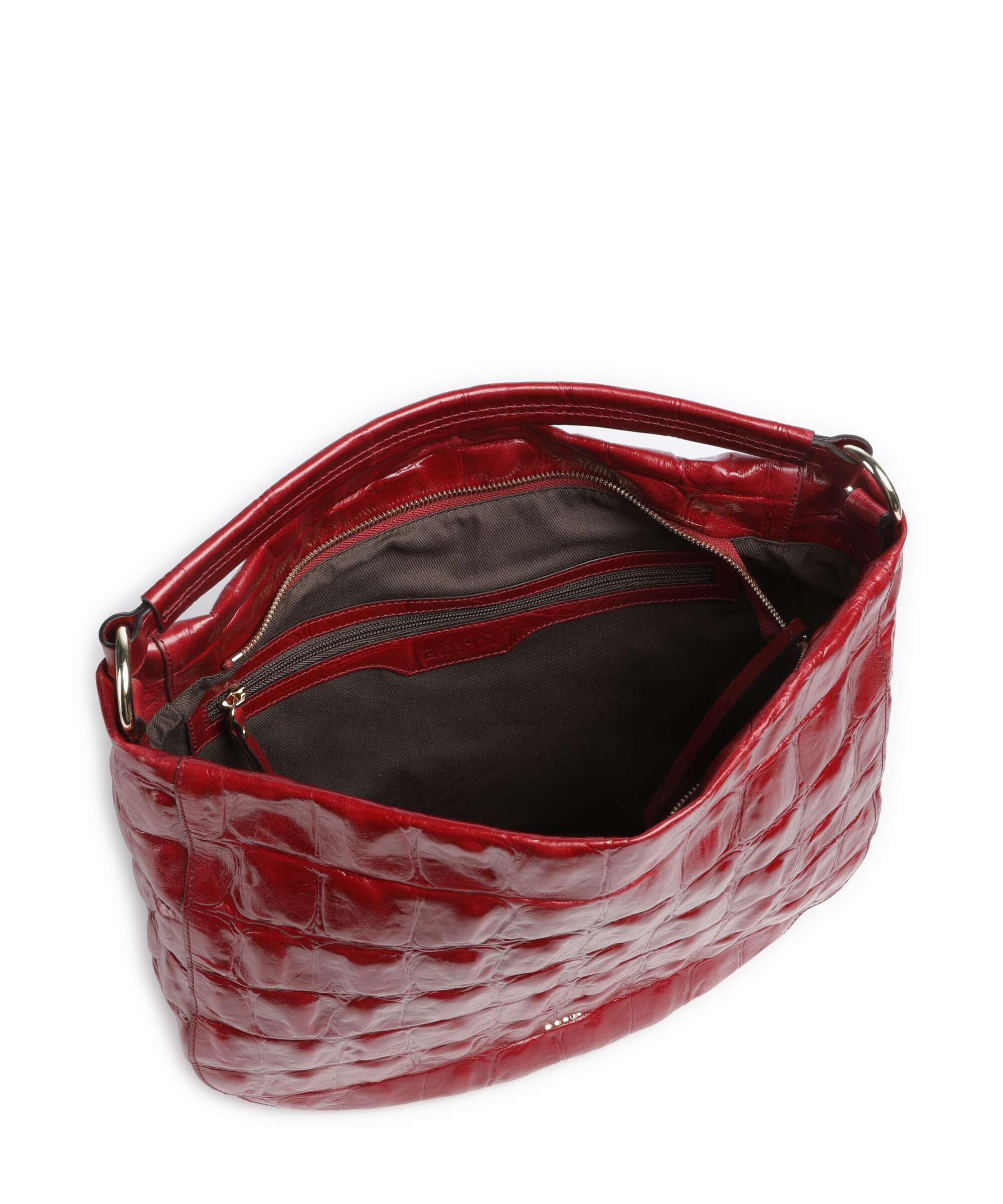 Abro Maxxi Cocco Mia Hobo bag ruby