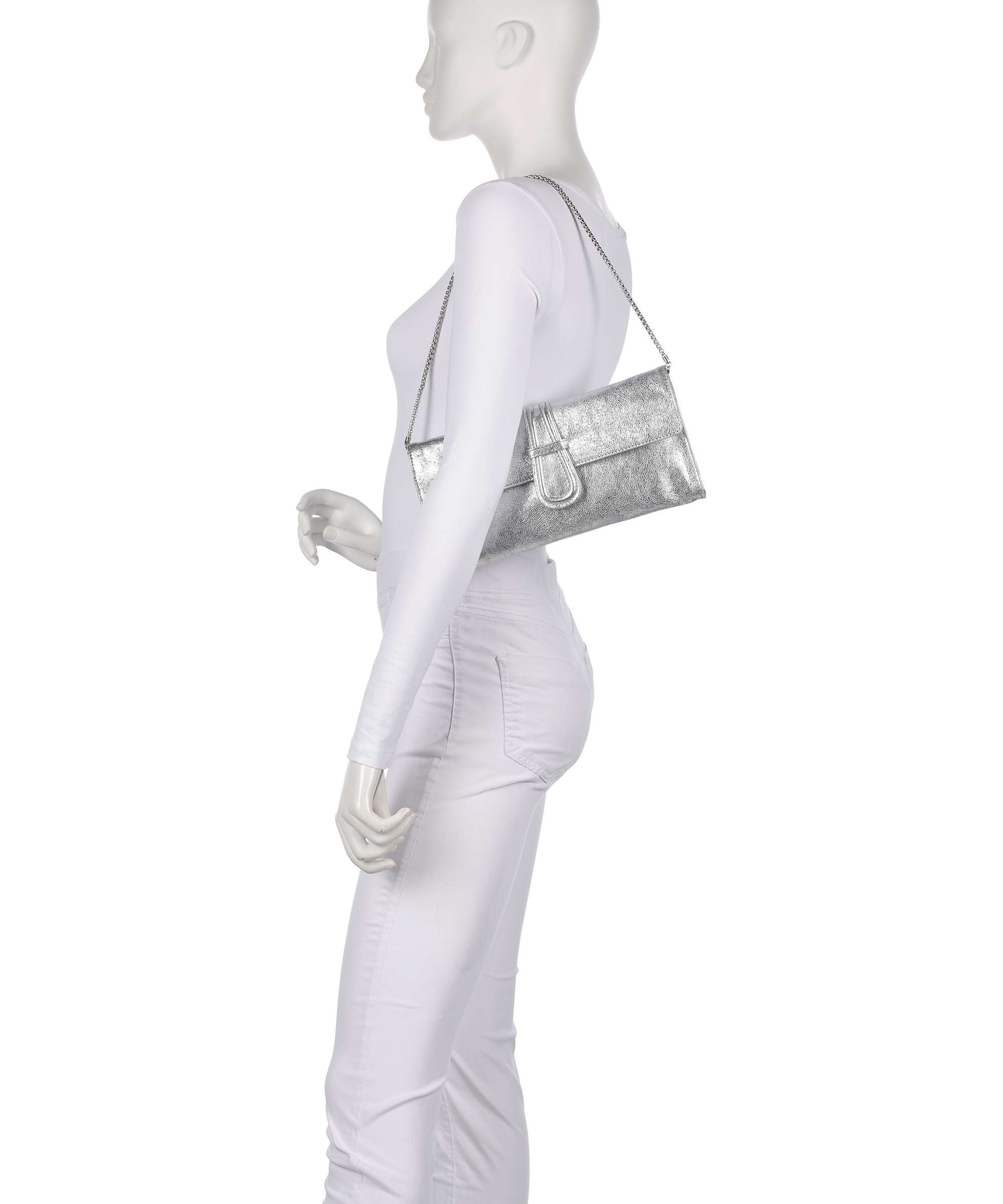 Abro Mimosa Luna Shoulder bag silver