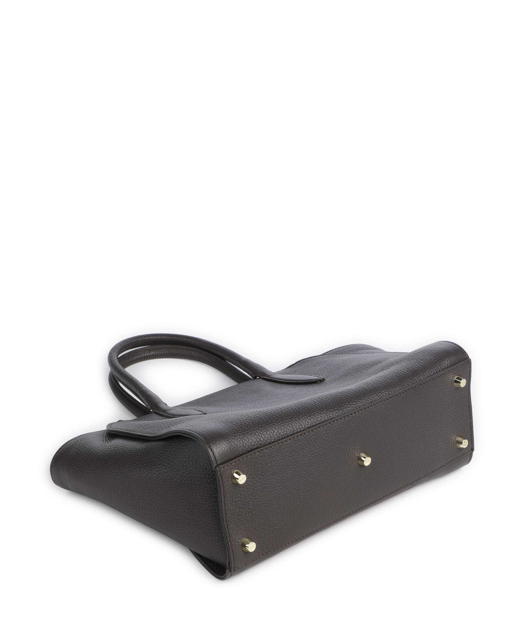 Abro Agave Blossom Small Handbag dark brown