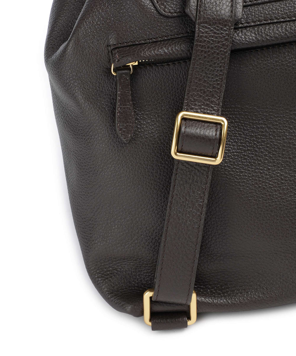 Abro Agave Signature Backpack dark brown