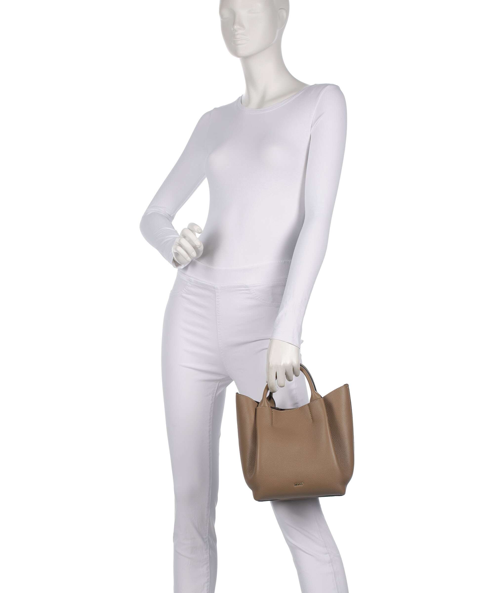 Abro Agave Essential Small Handbag cappuccino