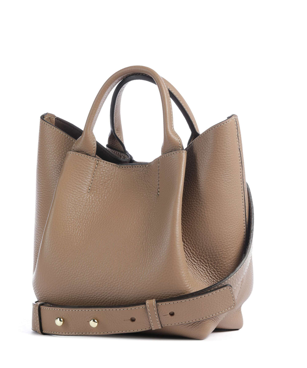 Abro Agave Essential Small Handbag cappuccino