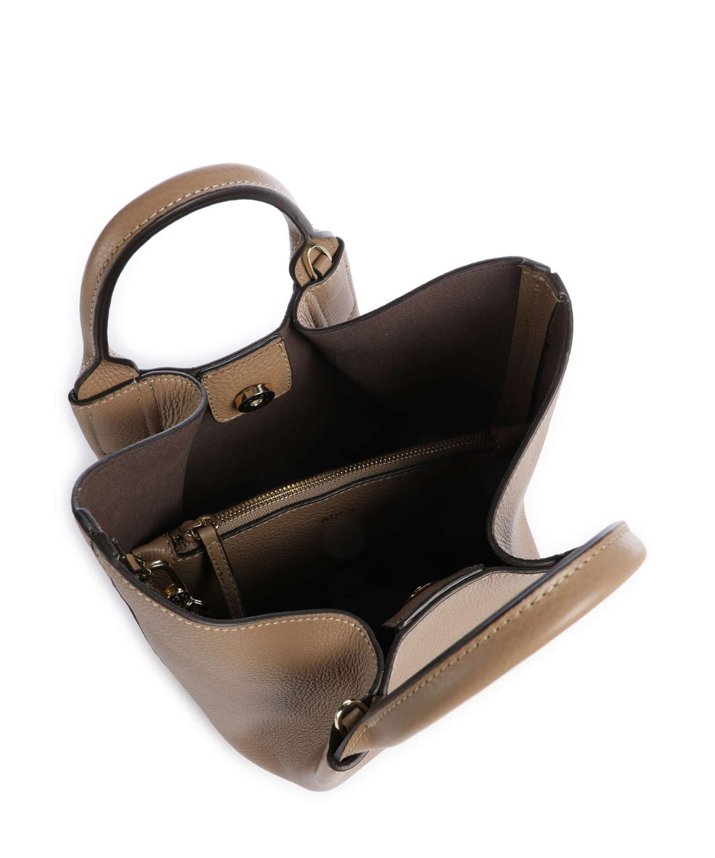 Abro Agave Essential Small Handbag cappuccino