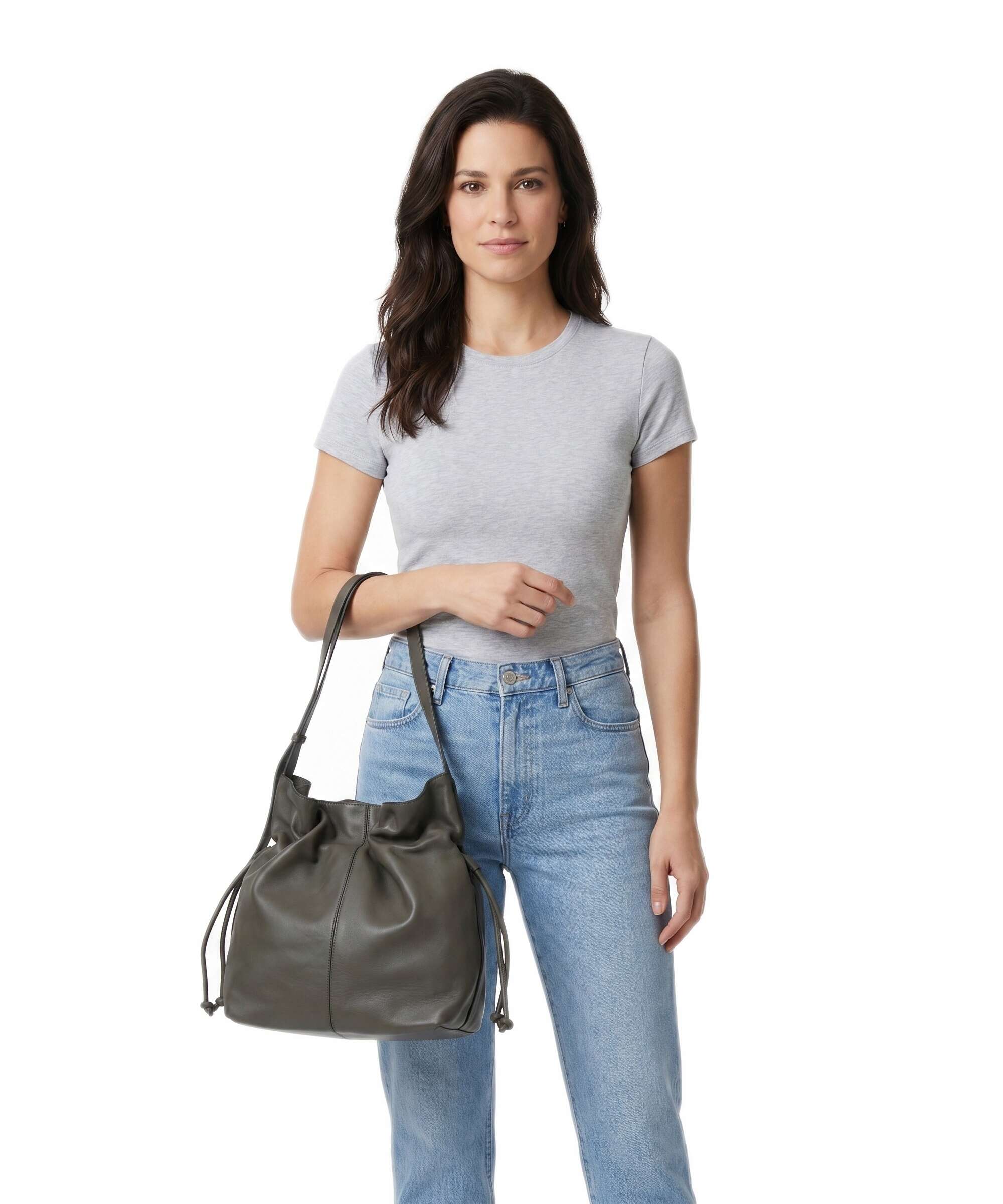 Marc O'Polo Sienna Bucket bag mossy earth