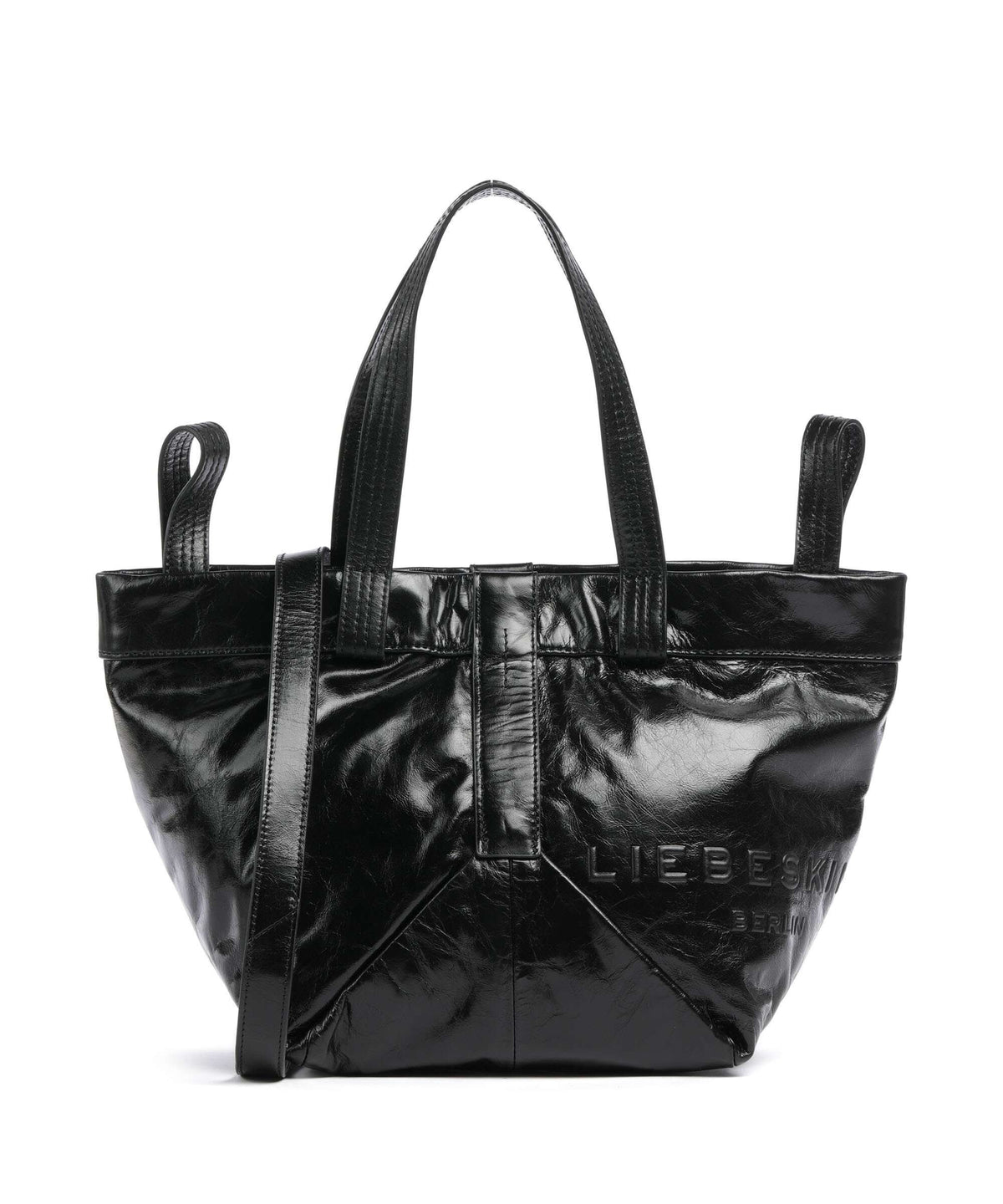 Liebeskind Elvira Paper Touch Crinkle S Handbag black