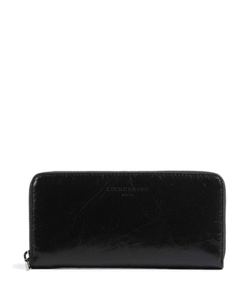 Liebeskind Paris 4 Sally Paper Touch Crinkle Peňaženka black