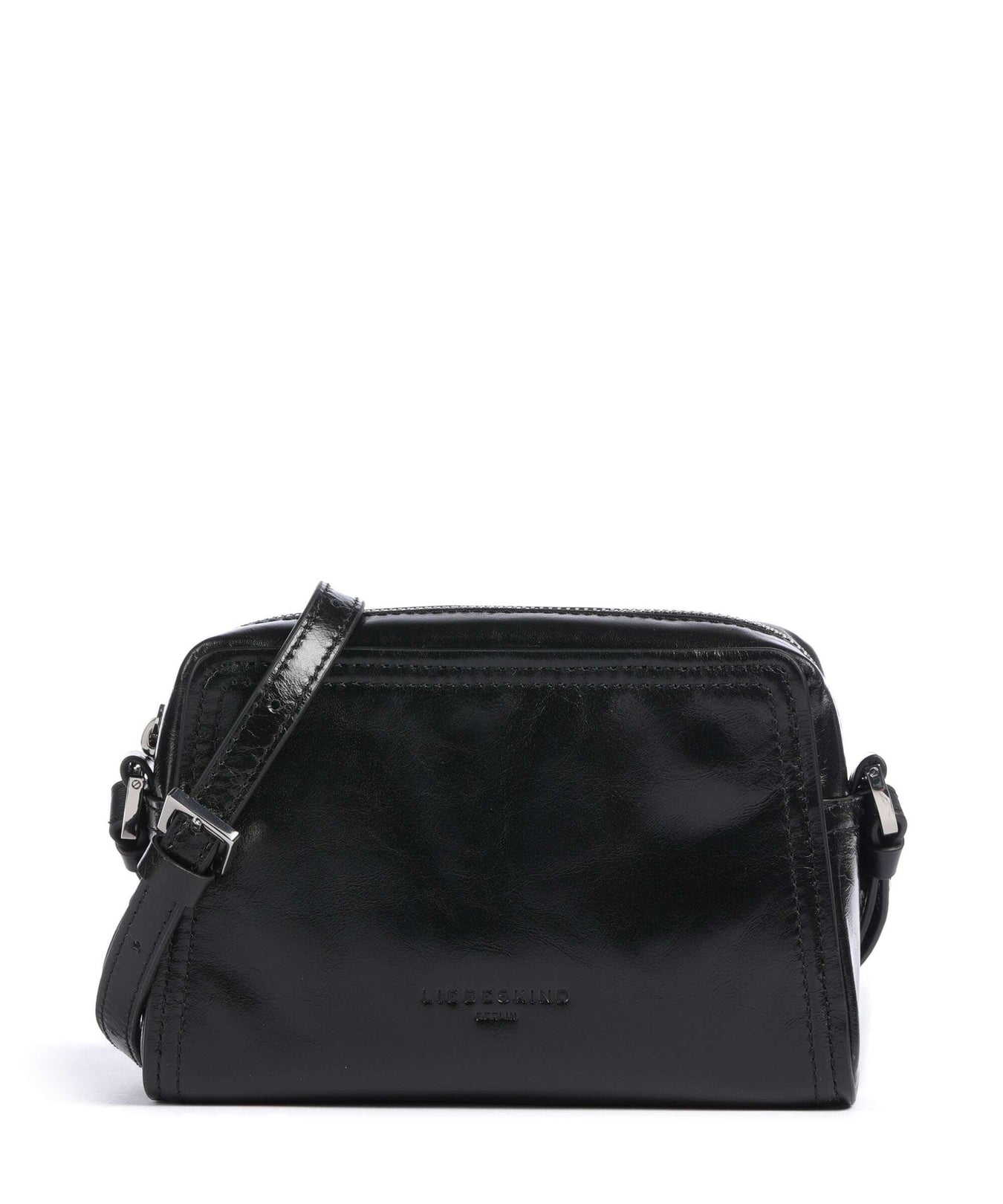 Liebeskind Chudy Paper Touch Crinkle S Crossbody bag black