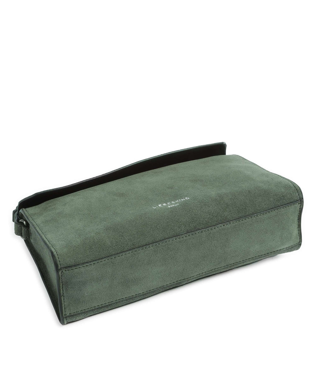 Liebeskind Lora Suede S Crossbody bag cypress green